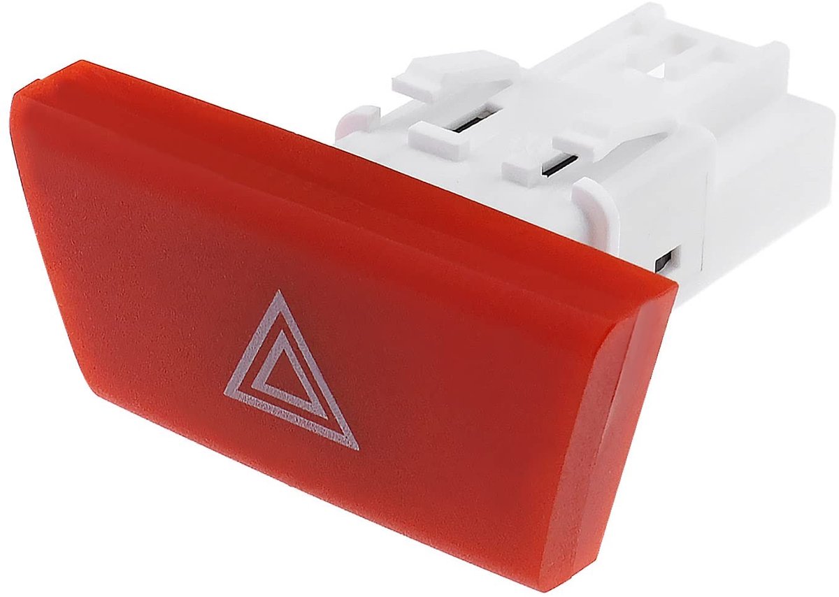 Dailygoods - Gevarenwaarschuwingsschakelaar voor Auto's Compatibel met Peugeot en Citroen