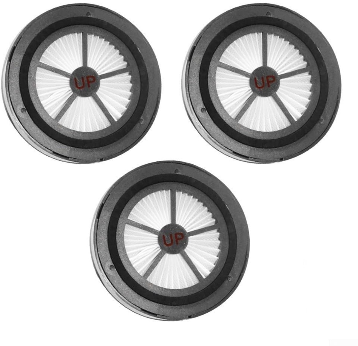 Dailygoods- Filter Vervanging 3 Stuks - Geschikt voor Ultenic U11 PRO - Eenvoudig te Installeren - Stof en Allergiedeeltjes - Betrouwbaar in Gebruik - Stofzuigerfilter