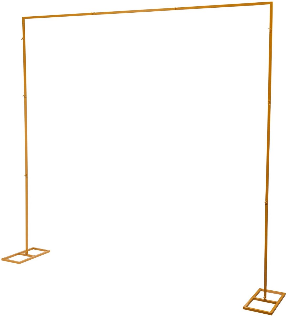 Dailygoods 2.4*2.4 m/7.87*7.87ft Bruiloft Achtergrond Stand, Metalen Vierkante Tuin Achtergrond Frame, Party Bloem Ballo