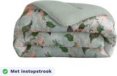 Zelesta Royalbed Happy Flower 200x200 - Dekbed zonder overtrek - met Instopstrook - Wasbaar dekbed met Vaste Overtrek - All year zomerdekbed & winterdekbed