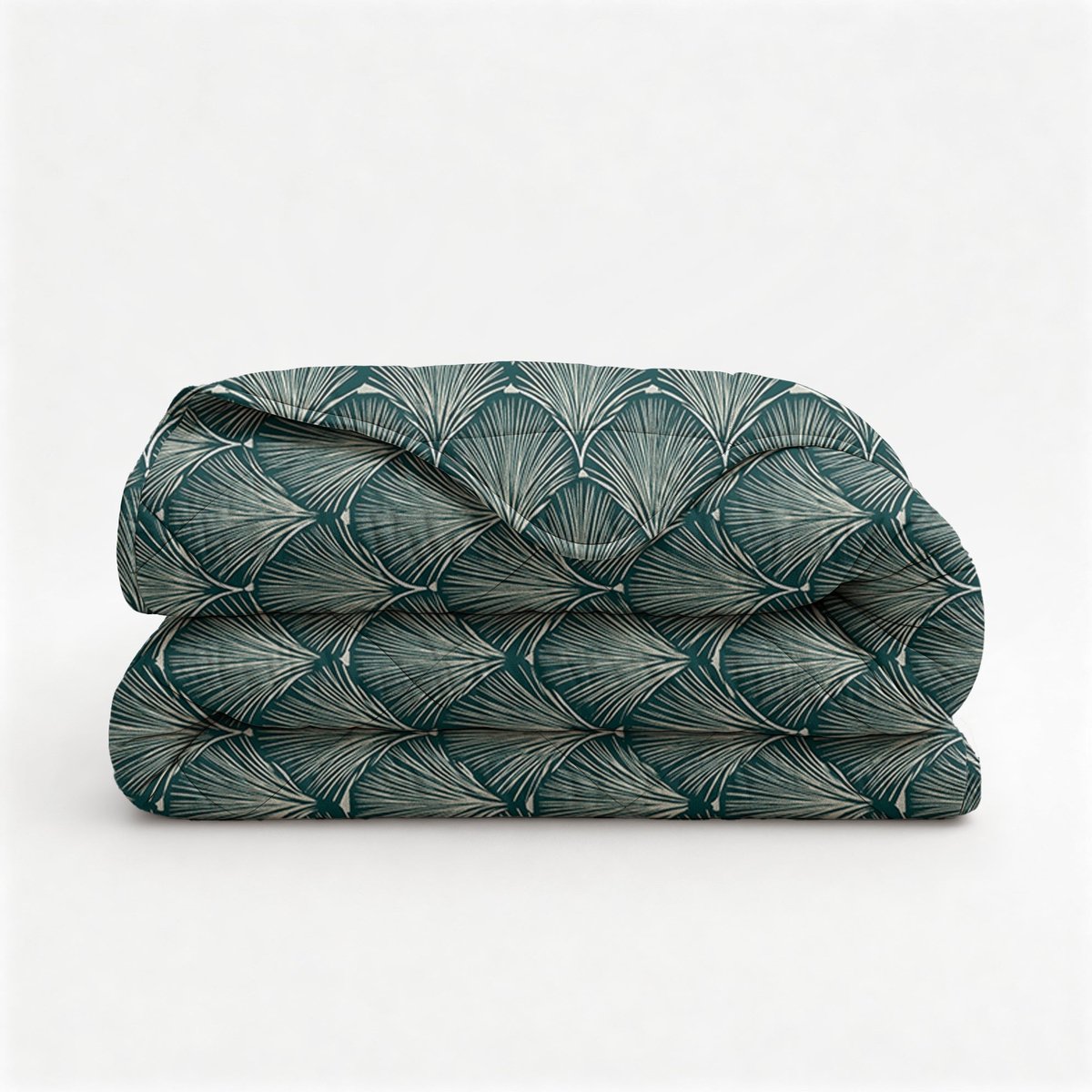Dekbed-Discounter - Fresh and Co Dekbed Zonder Overtrek 140 x 200 cm - Verkoelend - Wasbaar dekbed - Zonder Hoes - Inclusief kussensloop - Groen