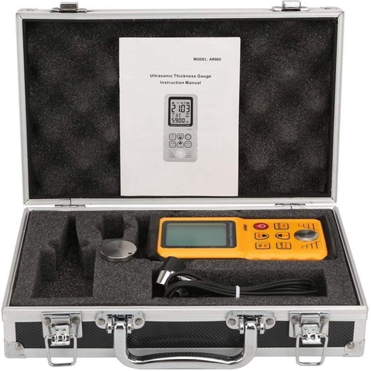 Allecto - Digitale Ultrasone Diktemeter - Dikte meten tot 300 mm