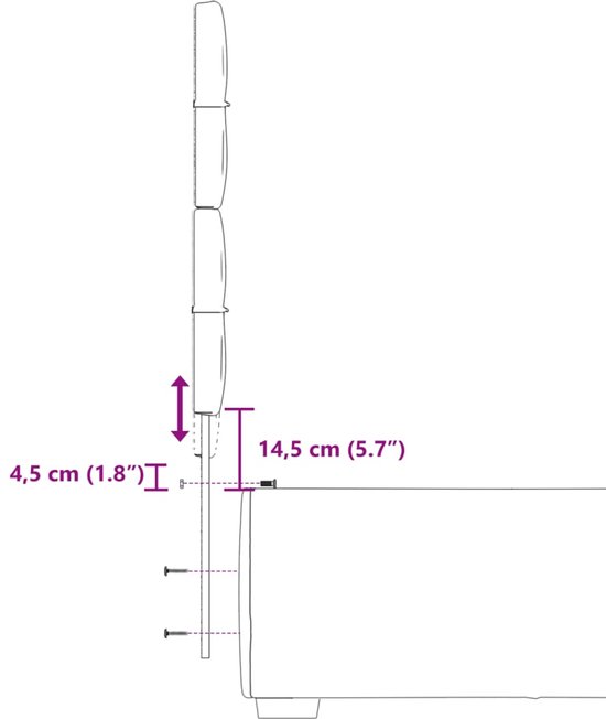 vidaXL - Boxspring - met - matras - stof - lichtgrijs - 90x200 - cm