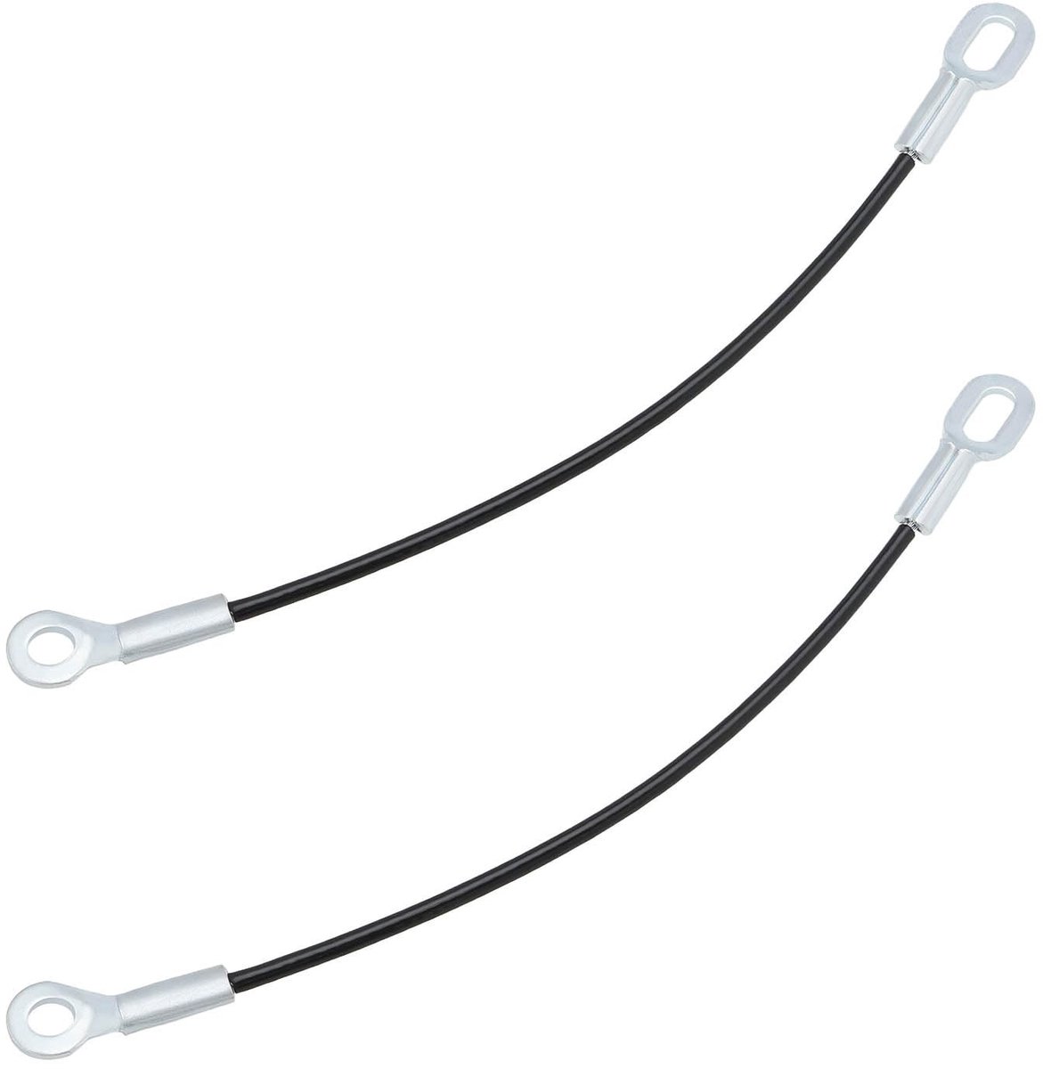 Dailygoods- Achterklep Kabel Vervanging 40 cm - 2x Heavy Duty - Roestbestendig Staal - Compatibel met Mitsubishi L200 MK5 - Betrouwbare Ondersteuning - Achterklep Kabels