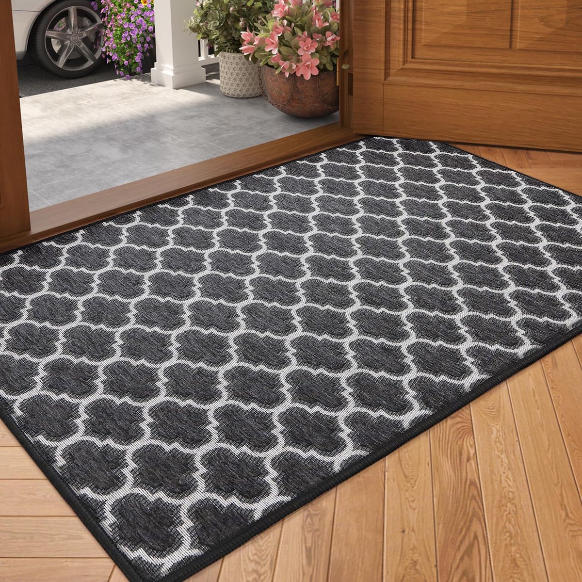 Binnendeurmat - Vuilvanger Mat - Huis Schoon Houden - Absorberend Laag Profiel - 81 x 122