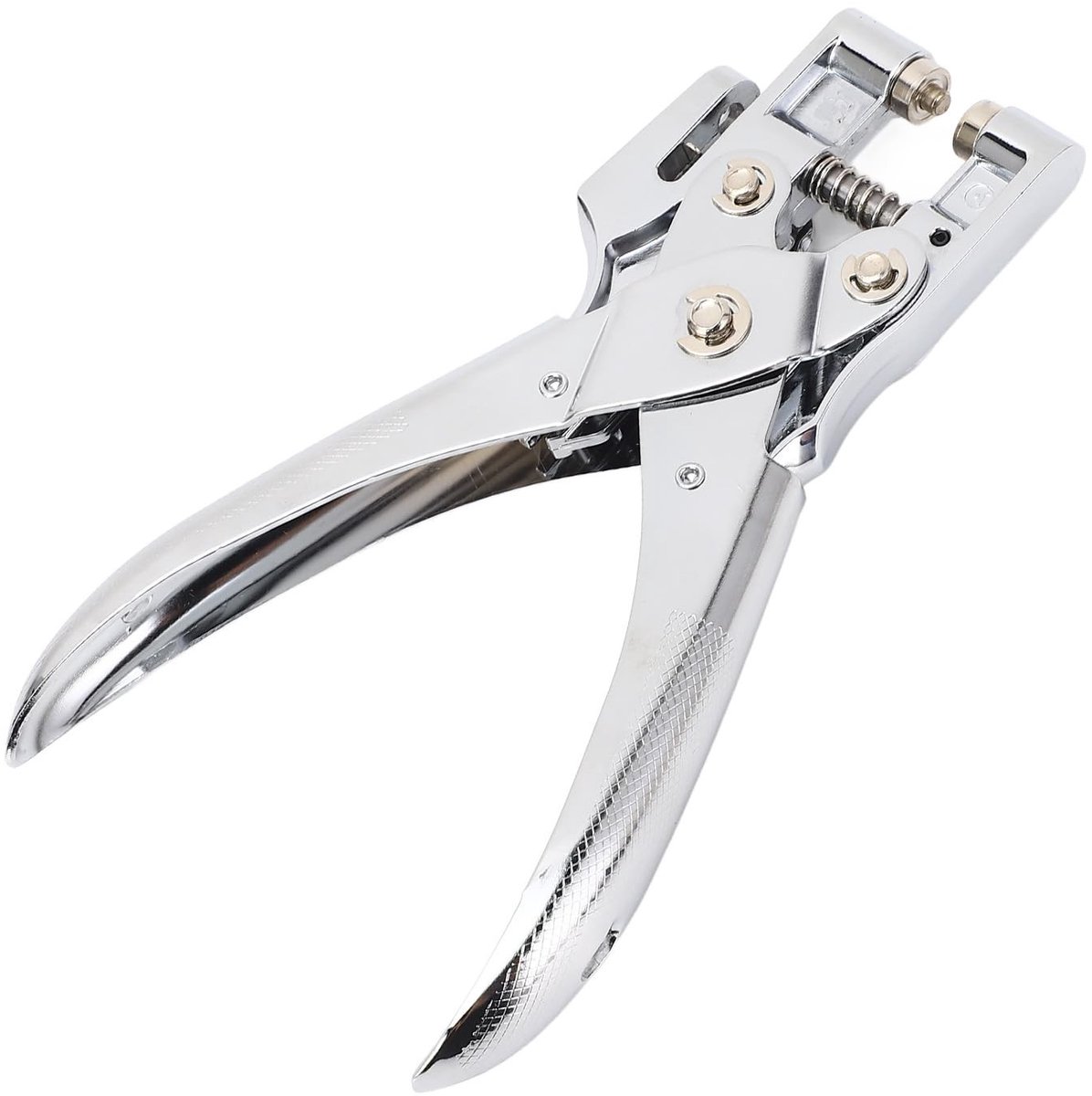 Dailygoods- Gaatjesmaker 30 Vellen Capaciteit - 5mm Gaatjesmaker Papier - Verstelbare Diepte - Metalen Constructie - Antislip Handvat - Duurzaam Ontwerp - Papierperforator