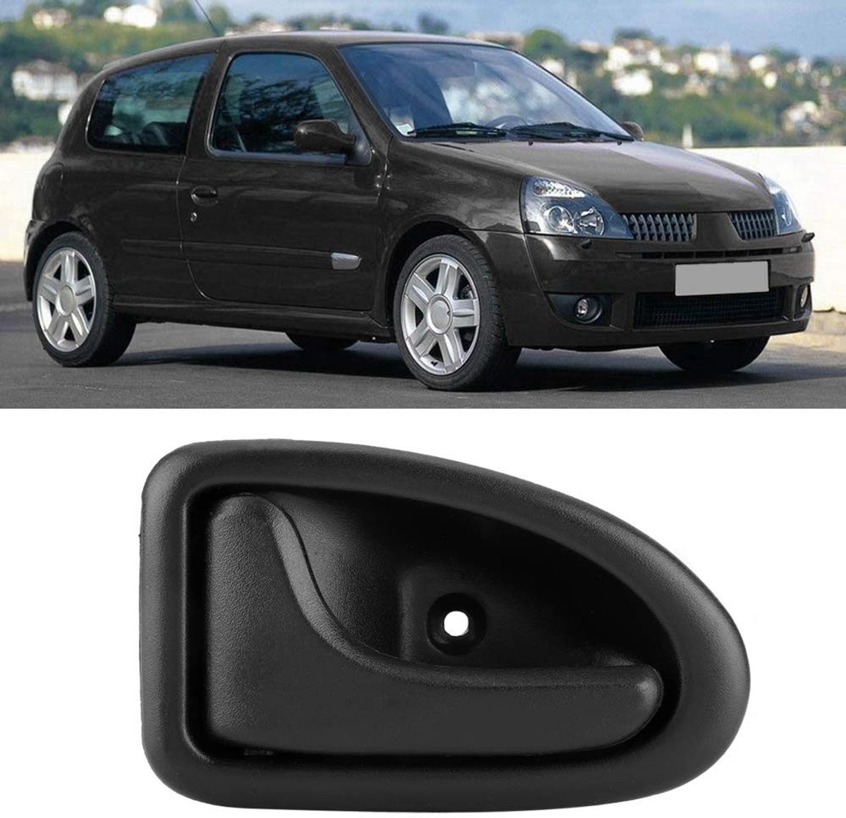 Dailygoods- Deurklink Cover Trim - Zwart - Handgreep - Auto-interieur - ABS - Eenvoudig te installeren - Deurgreep