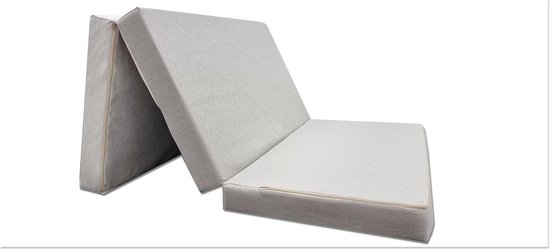 Opvouwbaar Schuimrubber Matras 120x200x10 cm - Camping, Logeermatras en Vloermat — afbeelding 3