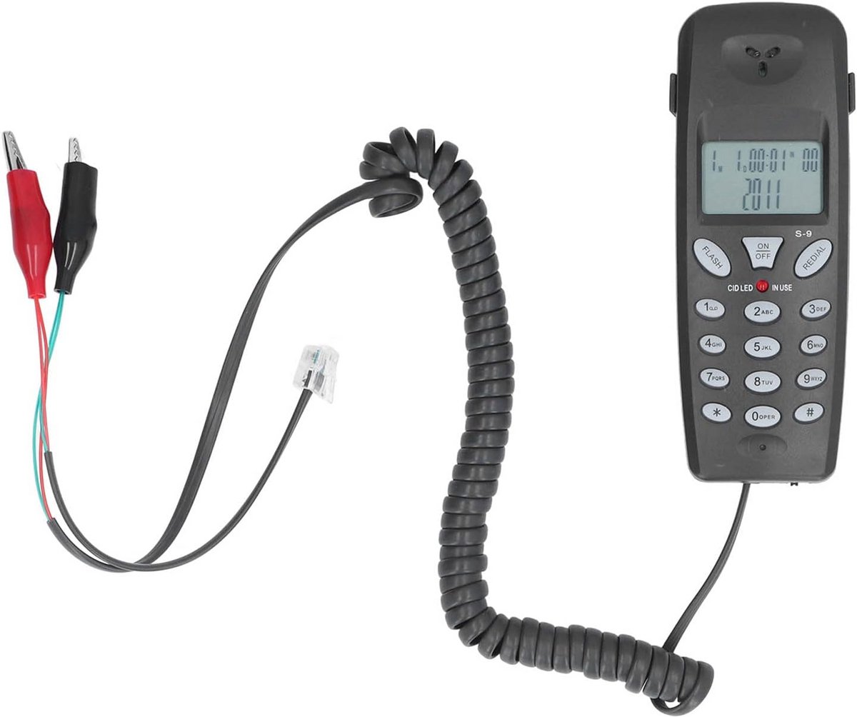 Vaste Telefoon - Bedrade Telefoon - Thuis Bellen - Beller ID Weergave - 16-bit LCD - Zwart