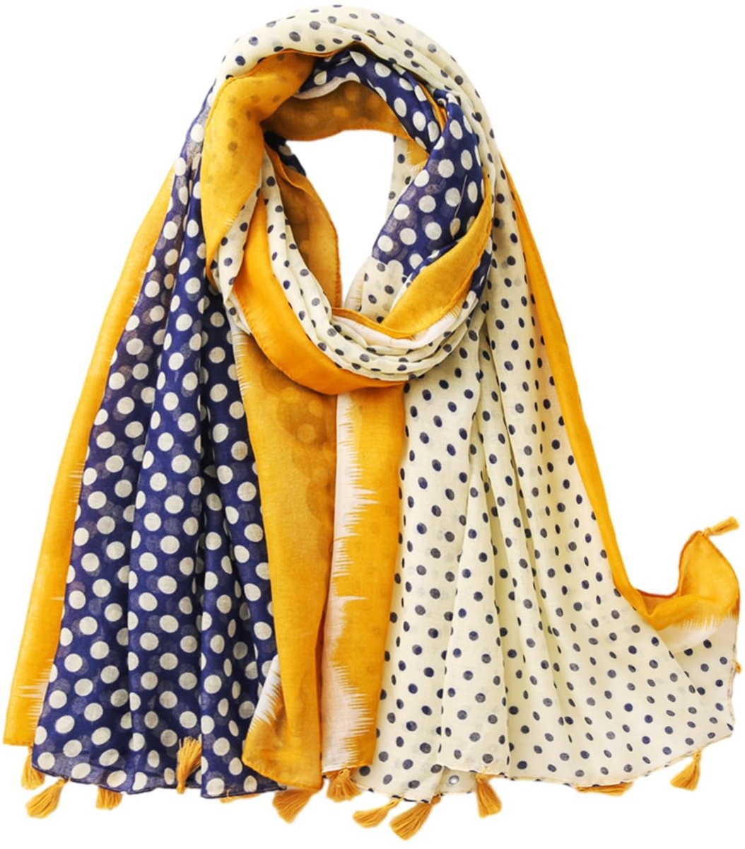 Dailygoods- Dames Sjaal Elegante Chiffon - Lichtgewicht - Warme/Winddichte - Geschikt voor Alle Seizoenen - 180 x 90 cm - Modern Ontwerp