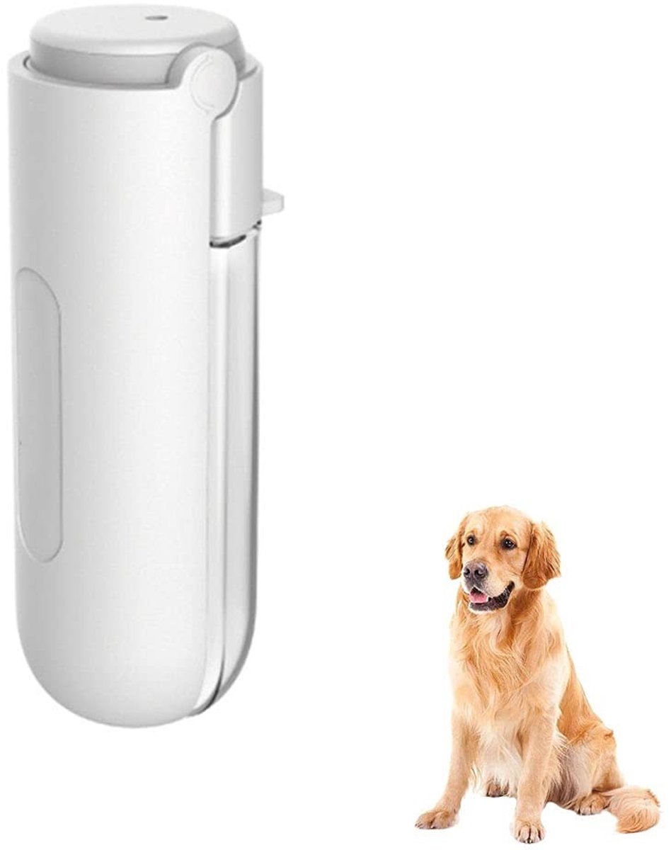 Dailygoods- Drinkfles Draagbaar - Drinkfles Honden - Drinkfles Katten - Waterfles Huisdieren - Opvouwbaar - ABS Materiaal 201x69 mm - Hondendrinkfles