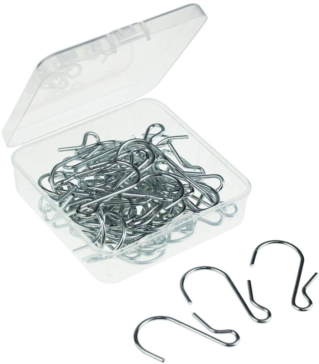 Dailygoods- Haken 50 Stuks - Haakset - Haken voor Beginners - Haken Hobby - Haken Pakket - Stevige ijzeren haken met plastic opbergdoos