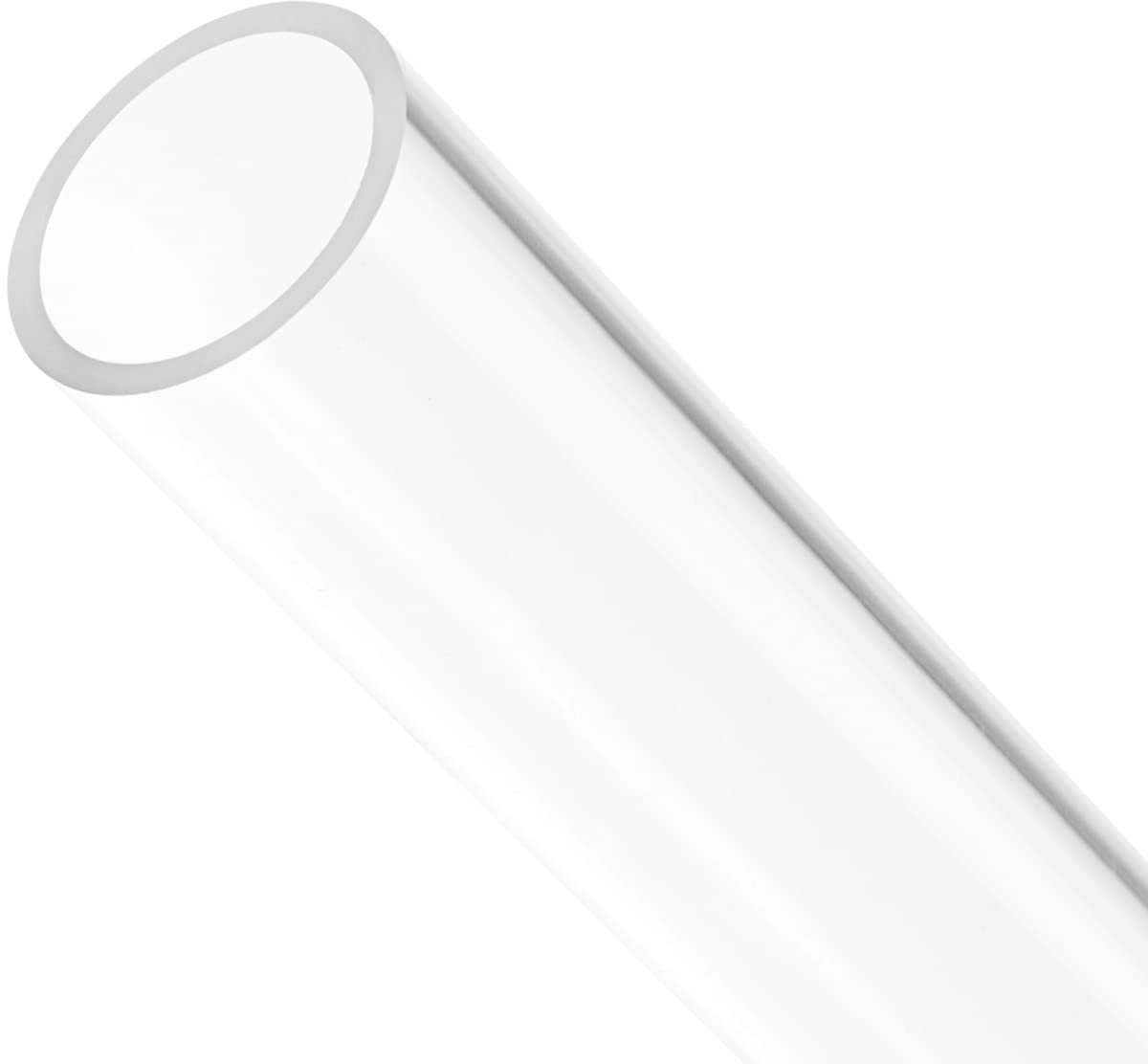 Dailygoods- Acryl Buis Hoge Transparantie - Stijve Ronde Tubing - 21mmx25mm - 305mm/12 inch - Weerbestendig - Duurzaam en Verwerkbaar - Acryl Buisje
