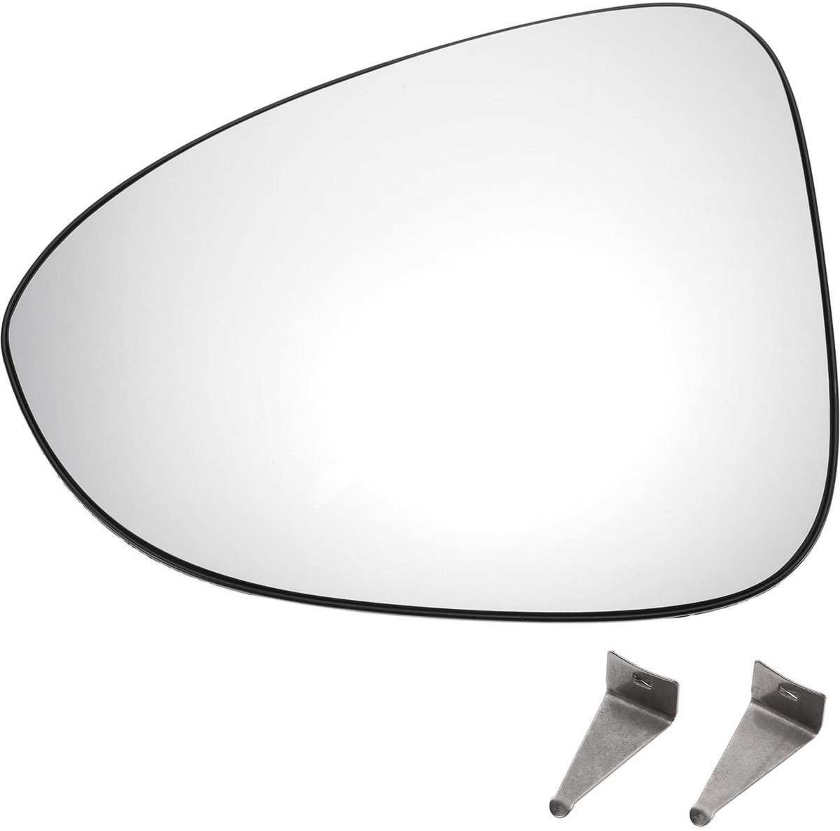 Dailygoods - Auto Buitenspiegel Links Vervanging - Convex Verwarmd Glas - Wit - Geschikt voor Opel en Vauxhall - Perfecte Pasvorm - Modeljaar 2012-2019