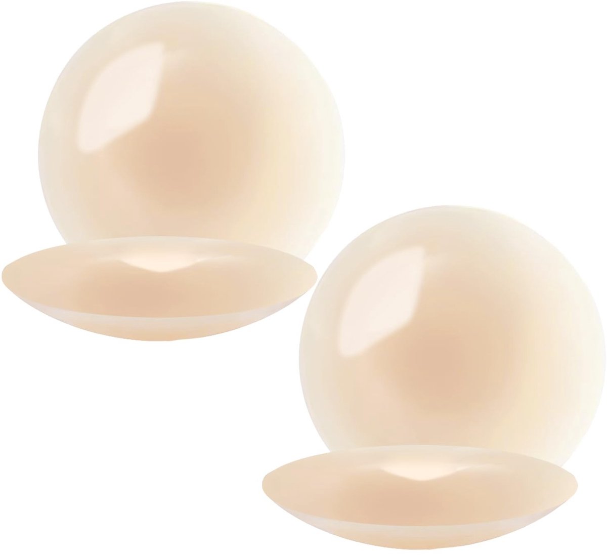 Dailygoods- Tepelbedekkers Herbruikbaar - Ultradunne Siliconen - Onzichtbaar - Zweetbestendig - 2 Paar - Lichtgewicht en Comfortabel - Nipple Covers