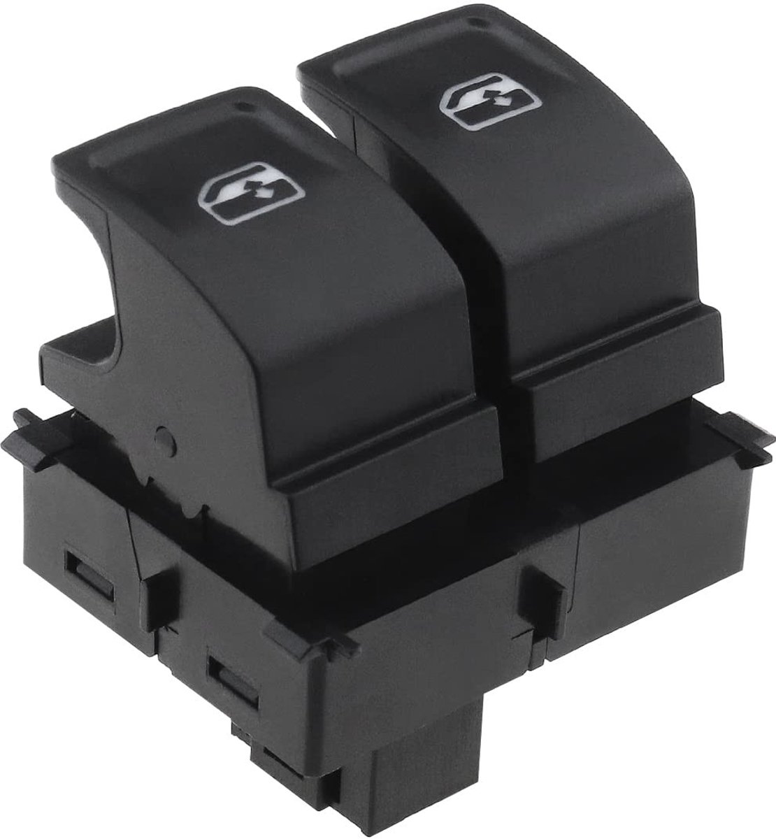 Dailygoods - Raambediening Schakelaar - Vervangingsonderdeel - Compatibel met VW Golf MK7 - 5G0959858B - 4-Pins Connector - Voorzijde