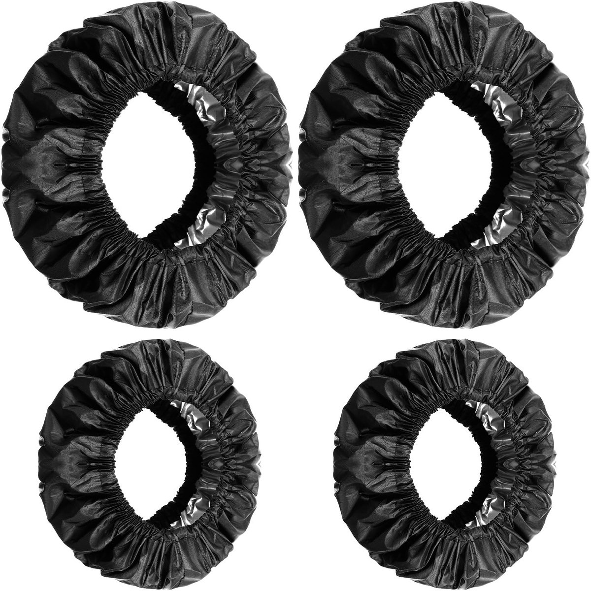 Dailygoods- Wieldoppen 14 inch - Waterdichte Oxford-stof - Antifouling - Stofdicht - Set van 4 - Afmetingen 25 x 14 cm