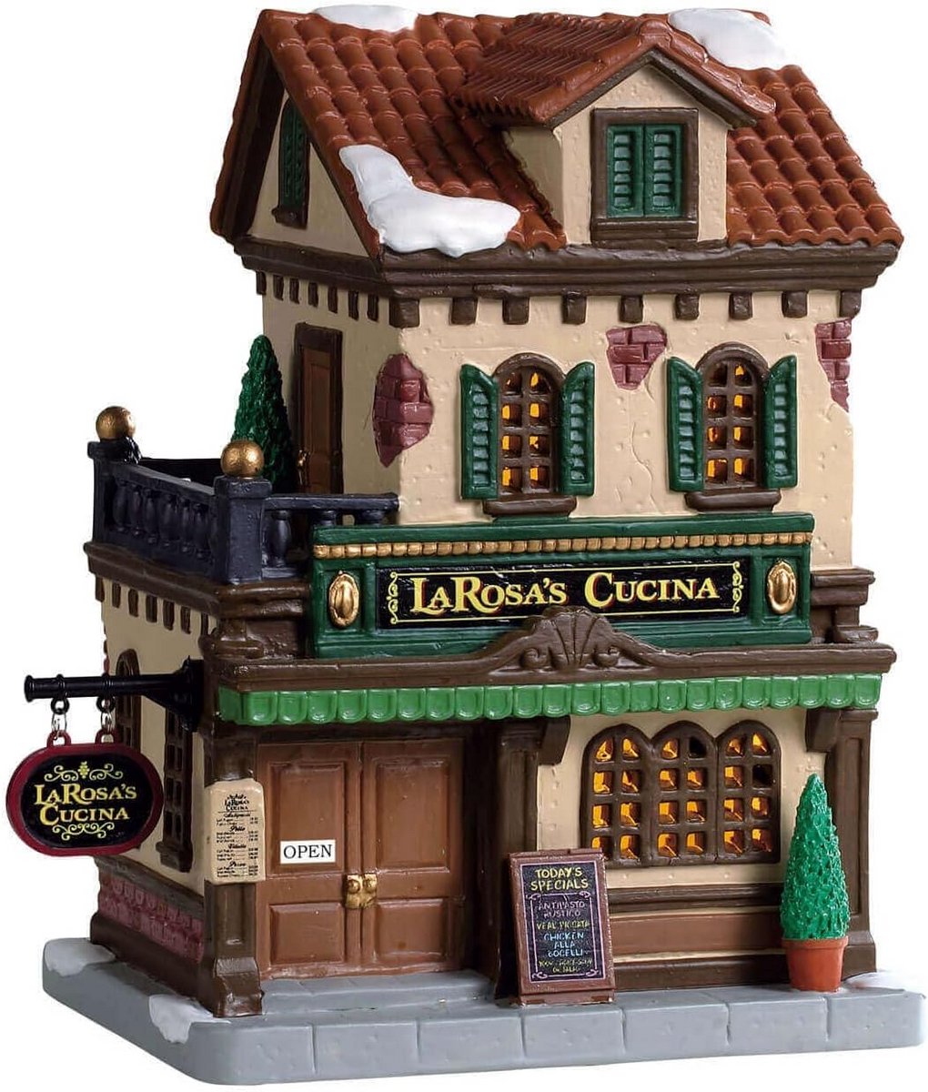 Keuken Decoratie - Miniatuur Keukentje - Sfeervol Huis - Met Verlichting - 15 cm - Multicolor