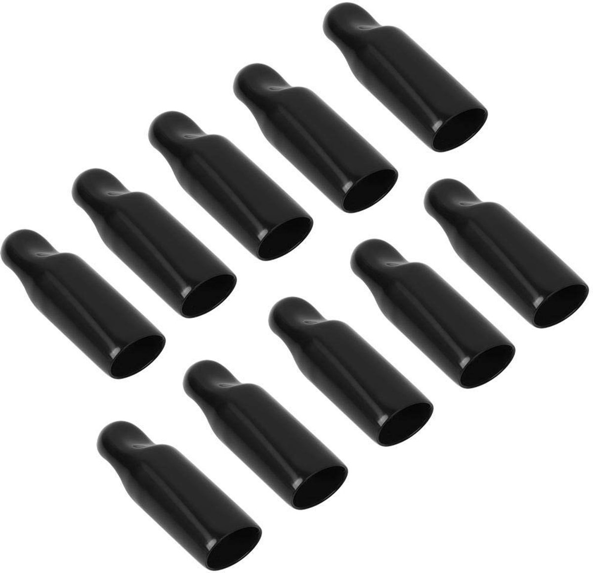 Dailygoods- Bierkraanafdekking 10 Stuks - Rubber/PVC - Bescherming tegen Stof/Insecten - Geschikt voor Buitendiameter 15 mm - Ruimtebesparend - Duurzaam - Tapkraanbescherming