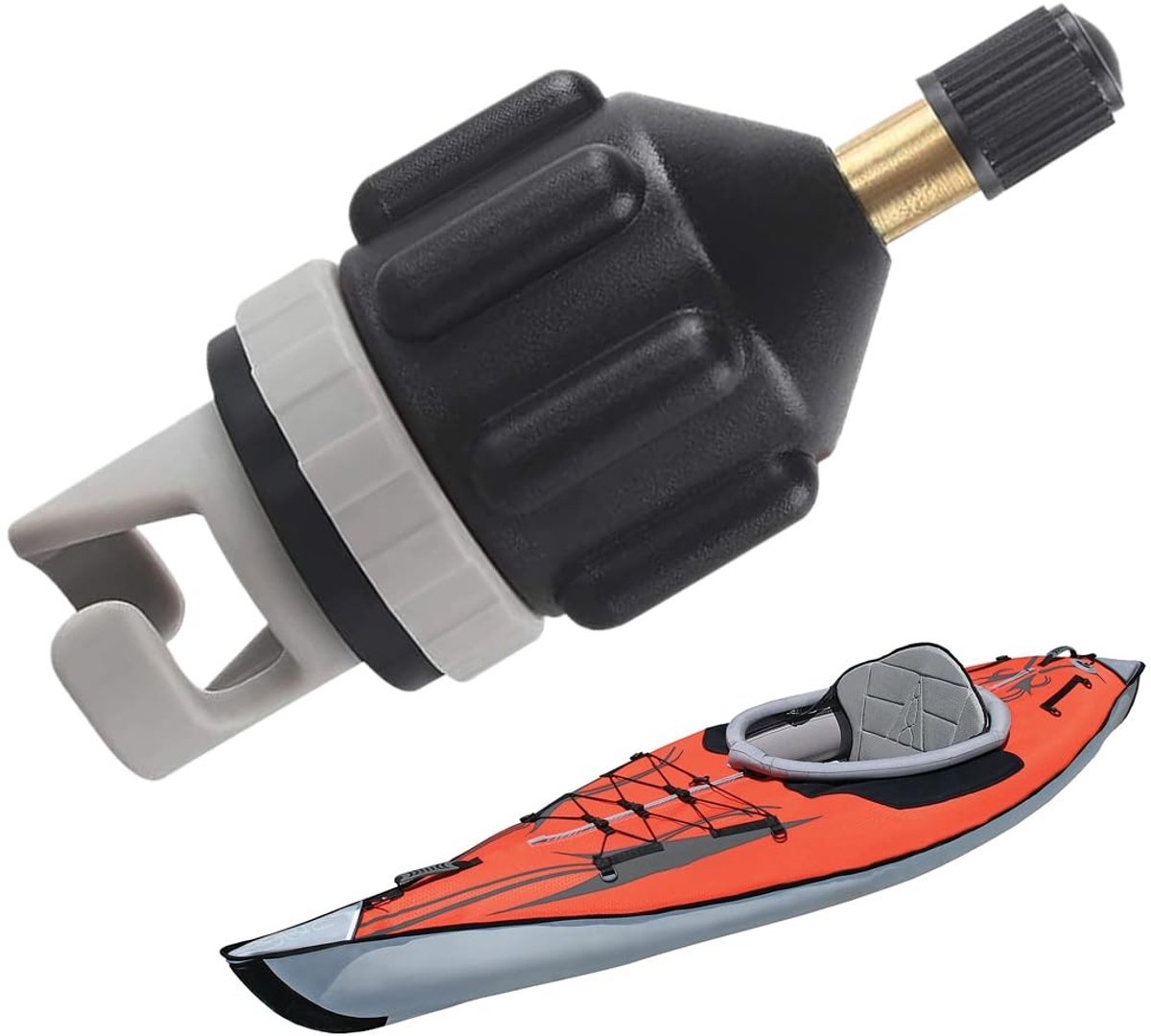 Universele SUP Ventieladapter voor Compressor - Snel Opblazen van Paddleboards, Kajaks en Boten
