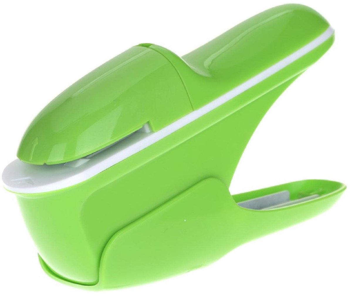 Dailygoods- Nietmachine Milieuvriendelijk - Handmatige Nietmachine - Draagbare Nietmachine - Voor 8 Vellen A4 - Schrootverzameldoos - Ronde Vorm - Papierbinder
