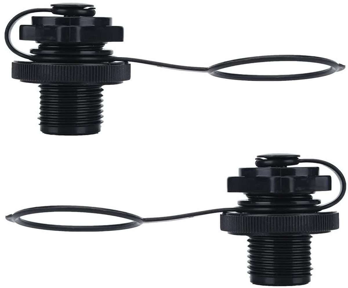 Dailygoods - Opblaasbare Boot Valve - Universele Schroefventiel - Duurzaam en luchtdicht - 2 stuks - Ventiel Adapter Caps - Geschikt voor rubberboot e...