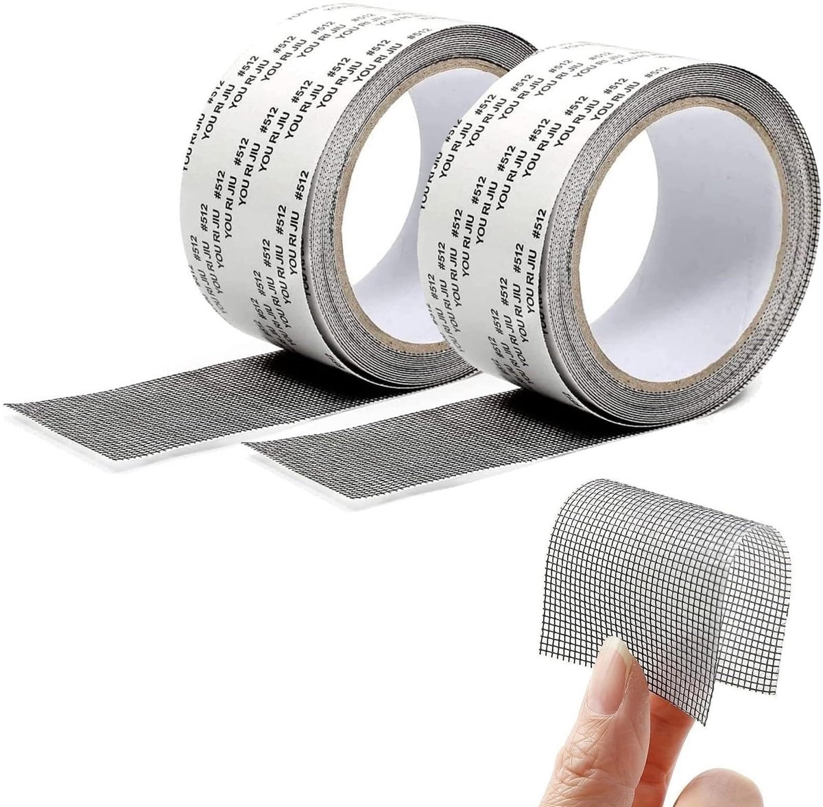 Dailygoods- Reparatietape - Insectenwerend - Glasvezel - 2 Stuks - 5 cm x 200 cm - Zware kwaliteit - Plakband