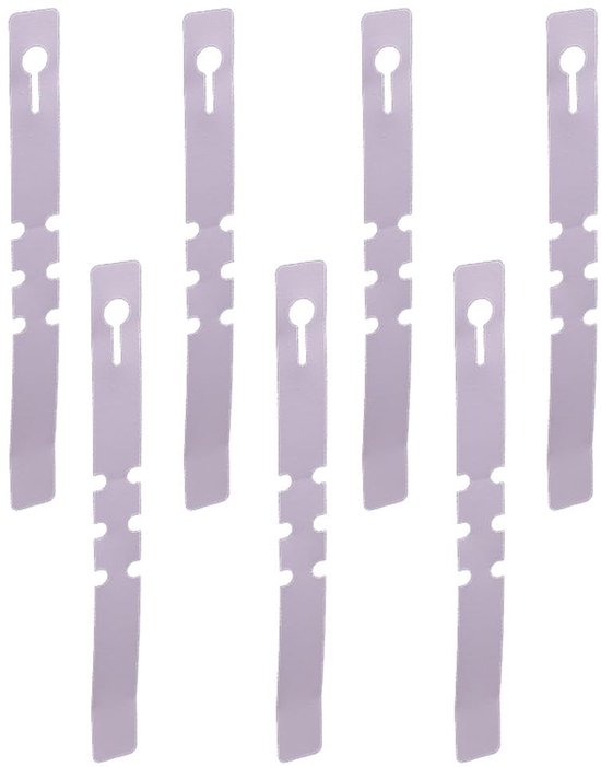 Dailygoods- Plantenlabels 100 stuks - Verstelbare Sleufetiketten - PVC Kunststof - Tuin Labels - Waterdicht - Eenvoudig te schrijven 2 x 21 cm - Tuinlabels