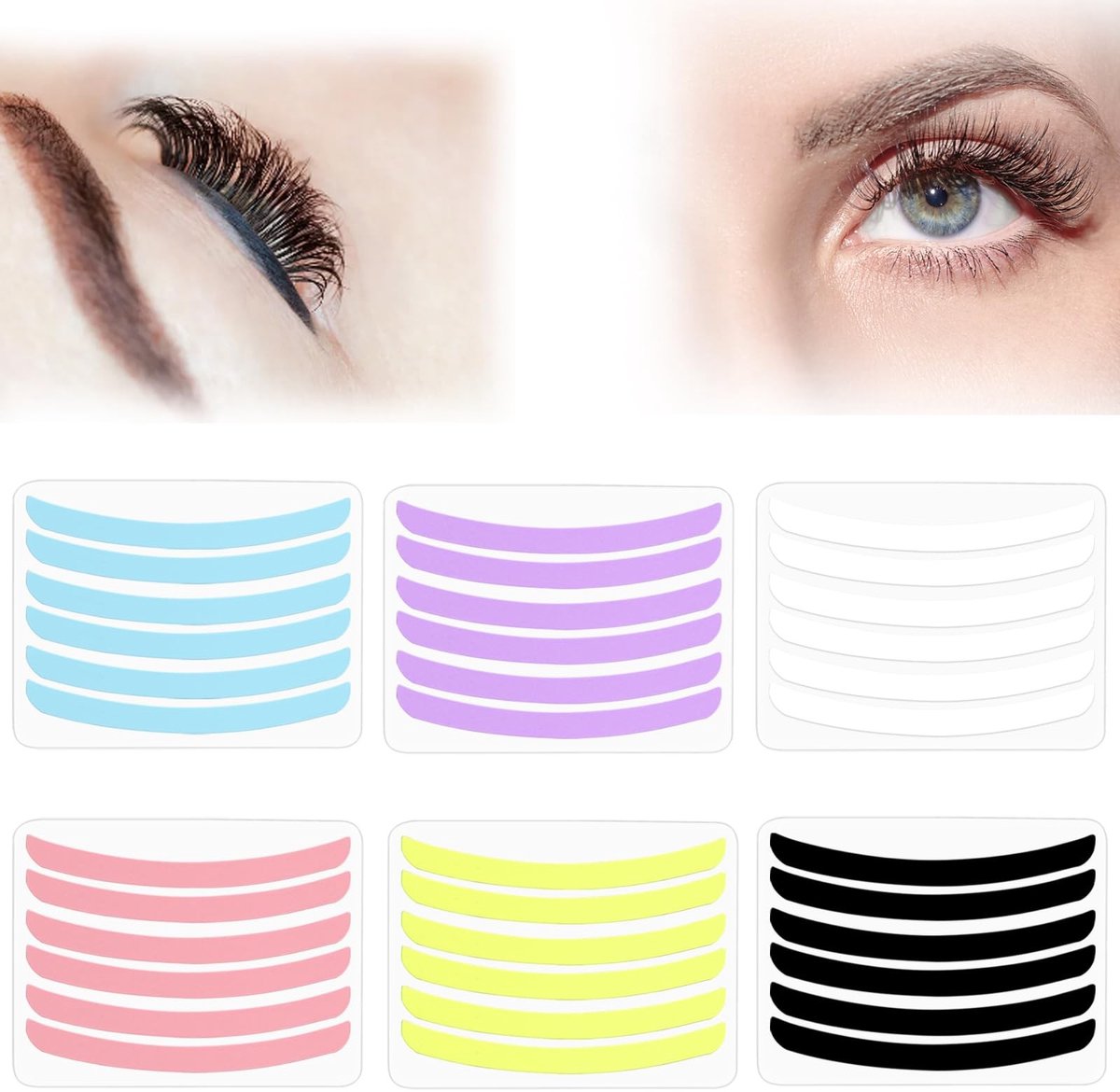 Dailygoods- Wimperlift Set 36 Stuks - Wimperlifting Linten - Siliconen Wimperlift Pads - Herbruikbaar - Comfortabel en Flexibel