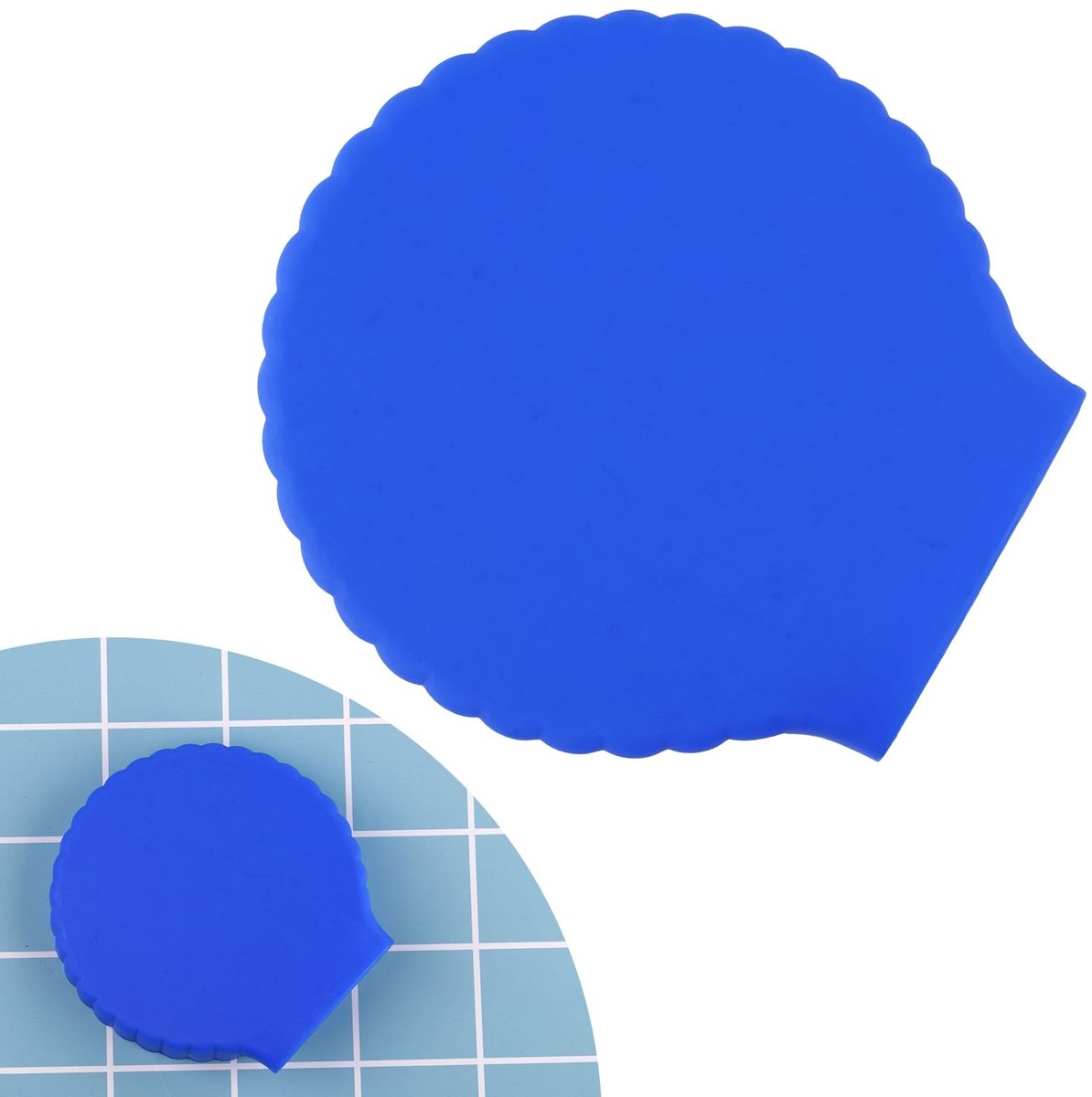 Dailygoods- Inlaatmondstuk Kunststof - Zwembadinlaatmondstuk - Vervangend Accessoire - 9 x 8,8 cm - Blauw - Optimaliseert Watercirculatie - Zwembadaccessoires