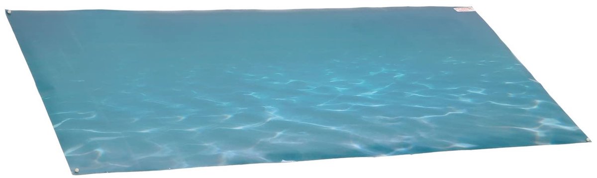 Dailygoods- Aquariumbodem Sticker 3D - Zelfklevend - PVC Materiaal - Lichtecht - Hoogwaardige Achtergrond - 91 x 50 cm - Aquariumachtergrond
