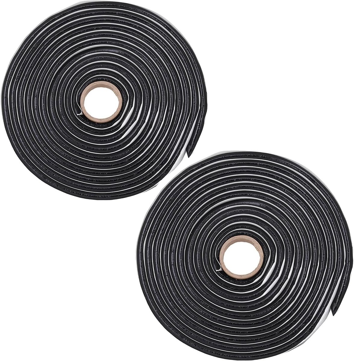 Dailygoods- Butylkoord 9,5 mm x 4 m - Butyl Rond Koord - Plakband voor Afdichten - Hechting op Diverse Ondergronden - Bestand tegen Chemicaliën - 2 Stuks - Afdichtkoord