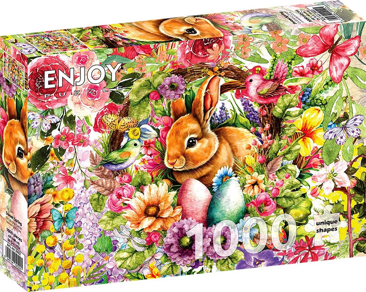 Legpuzzel - Puzzel 1000 - Ontspanning Thuis - Gedetailleerde Afbeelding - 68 x 48 cm - Pasen
