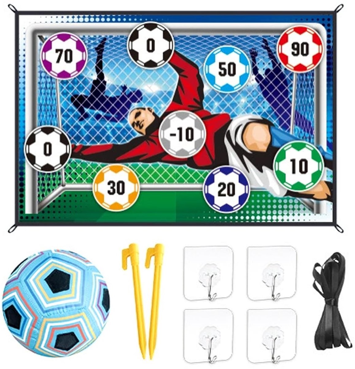 Dailygoods - Voetbalspelset voor Nauwkeurigheidstraining Binnen en Buiten