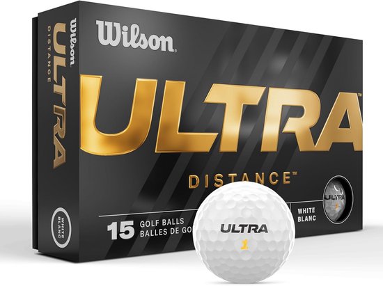 Golfballen - Afstandsballen - Lange afstand - Lage driver spin - 15 Pack - Wit — afbeelding 2
