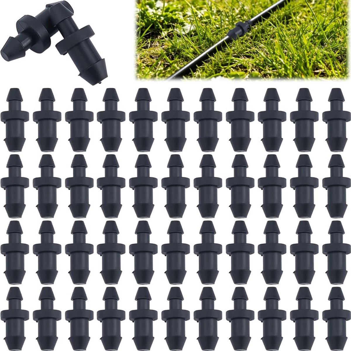 Dailygoods - Set van 140 Druppelirrigatie Fittingen voor Tuinonderhoud
