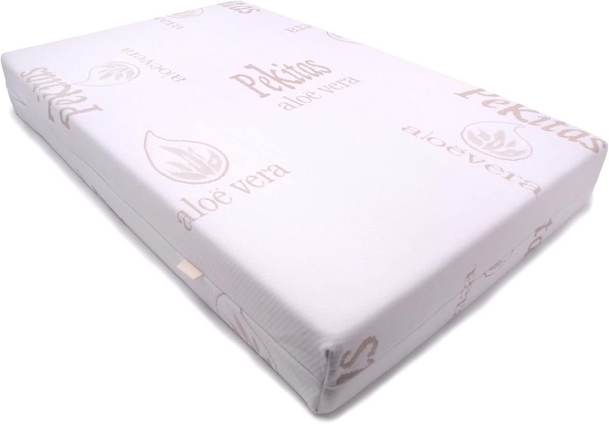 Kinderbed Matras - Baby Matras - Veilig Slapen - Aloe Vera Hoes - 50 x 80 cm - Beige