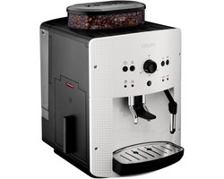 Volautomatische espressomachine - Cappuccino machine - Thuis barista worden - Compact Thermoblock systeem - 16 Liter reservoir - Wit
