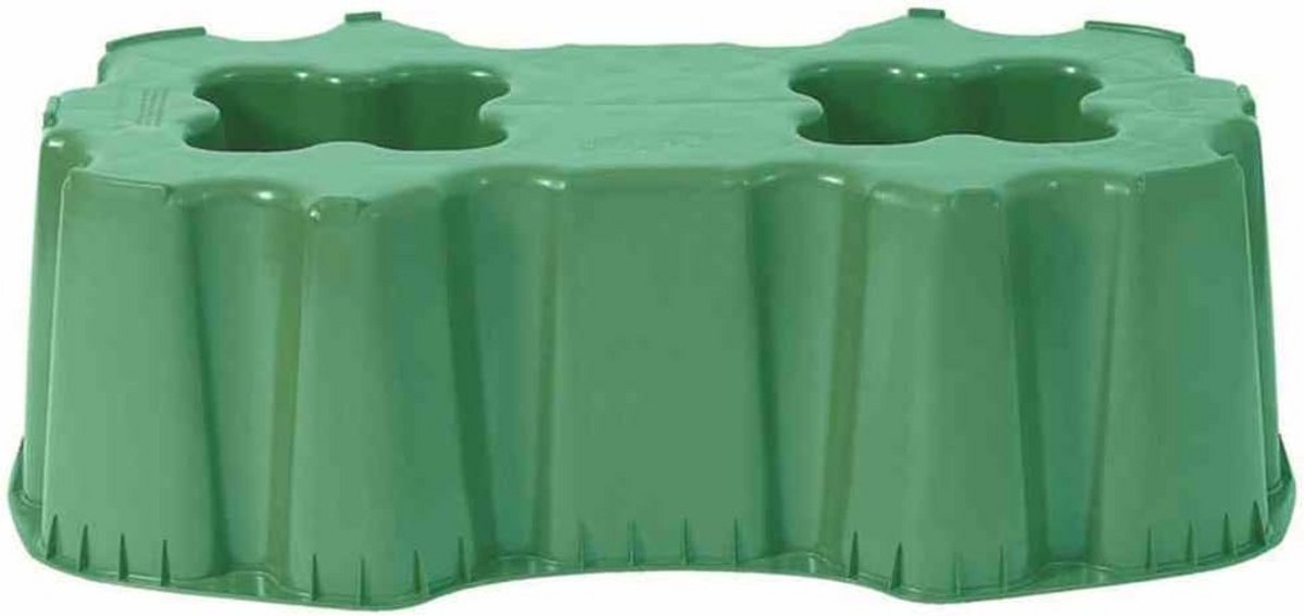 Regenton Omkasting - Ton Bescherming - Regenwater Opslag - Voor Vierkante Tonnen - 520 Liter - Grijs