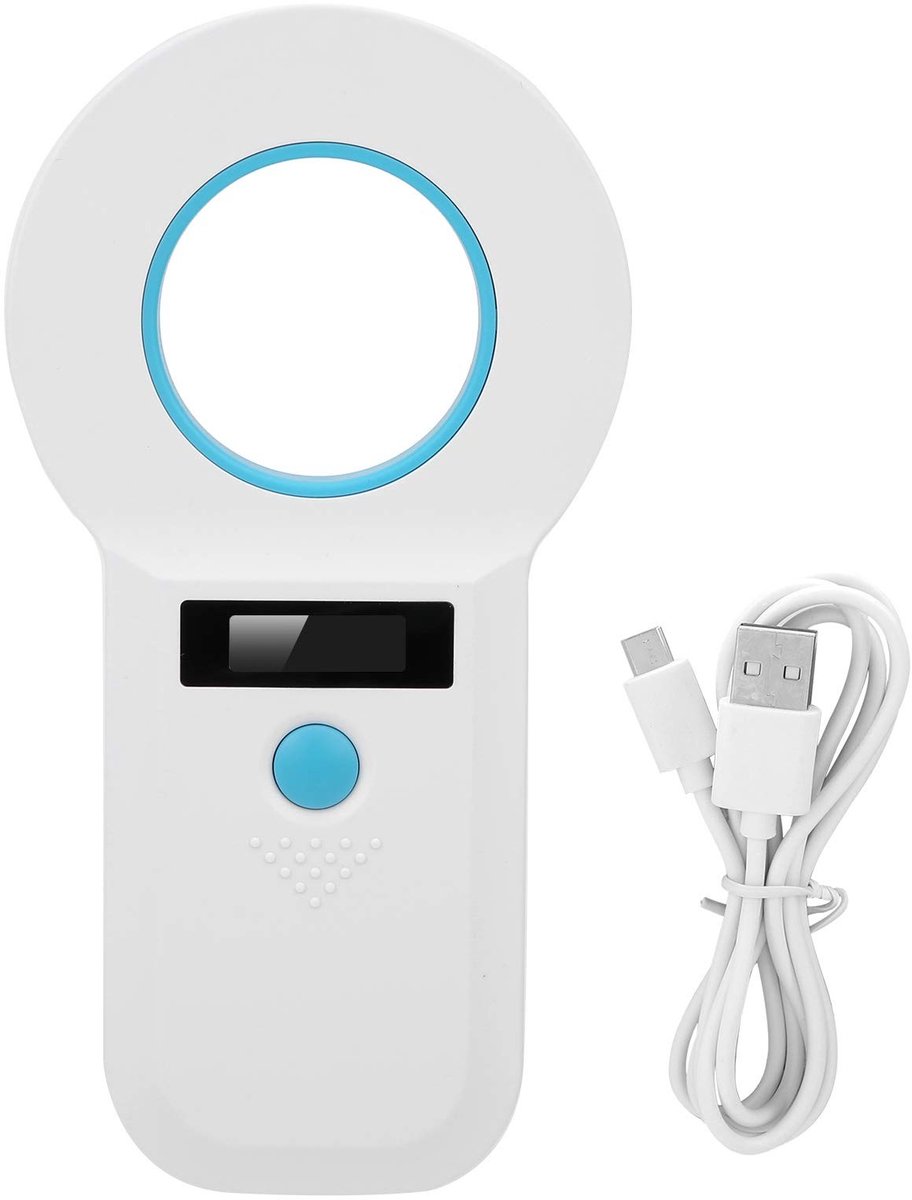 Dailygoods - Oplaadbare Microchipscanner voor Huisdieren met Draadloze RFID Leesmethode