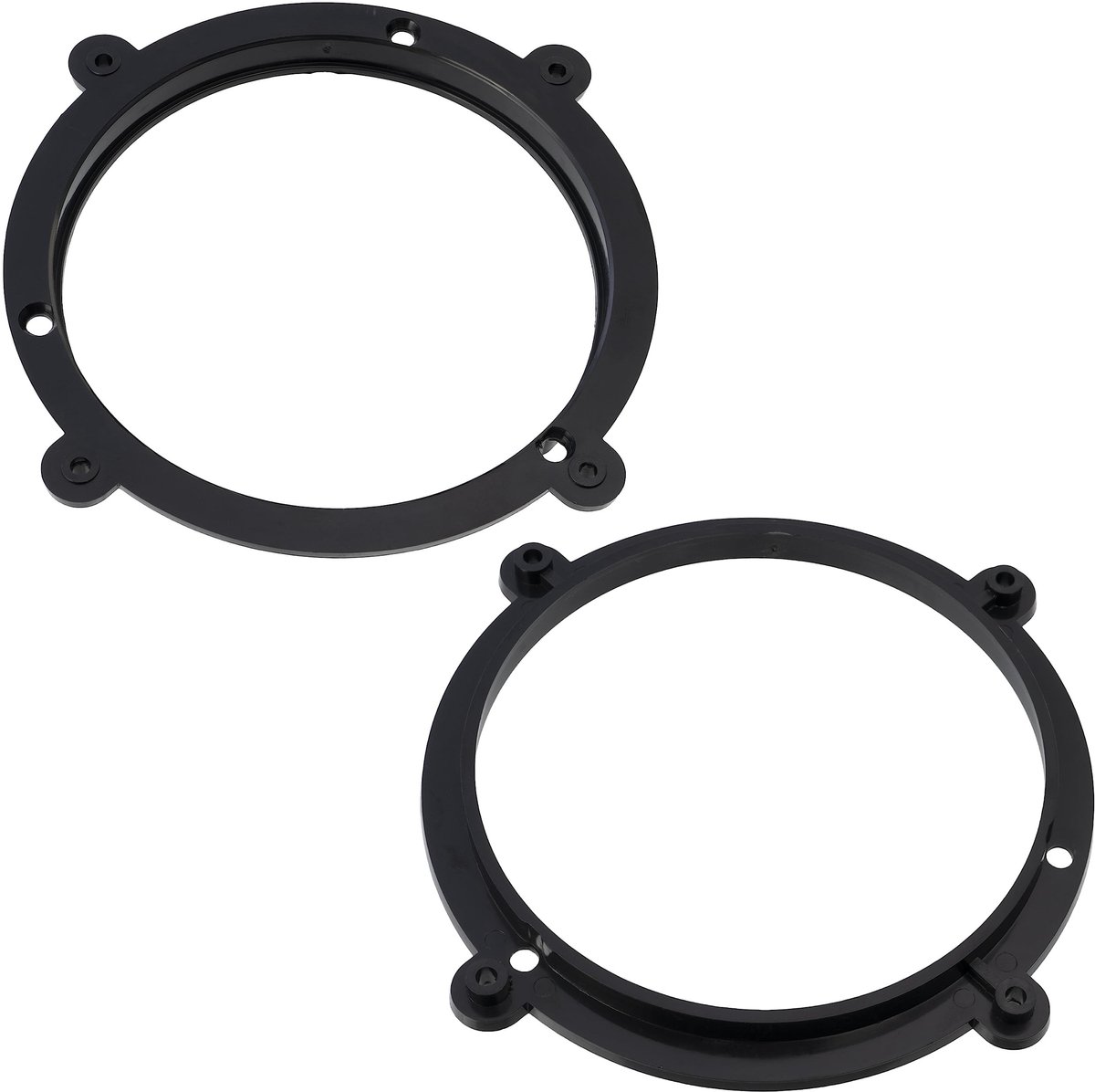 Dailygoods - Set van 2 Adapters voor Autoluidsprekers - Compatibel met Audi A3 1996-2003 - Ø130 mm - Montagezijde Voordeur - Hoogwaardige Geluidskwali...