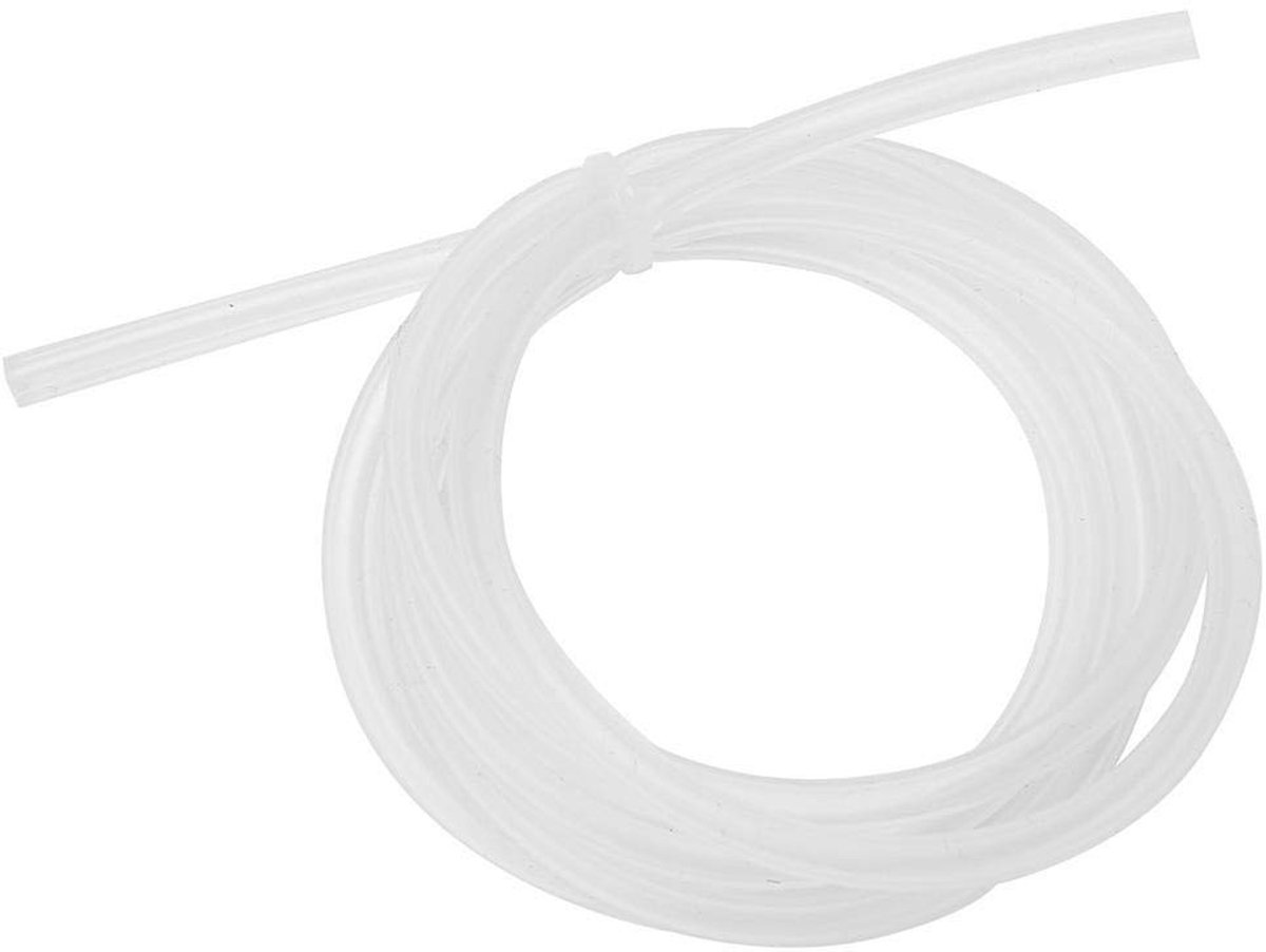Dailygoods- Siliconen Slang 1 Meter - Flexibele Slang - Waterluchtslang - Drukbelasting 4-8 Bar - Hittebestendig - IN/UIT (2mm x 4mm)