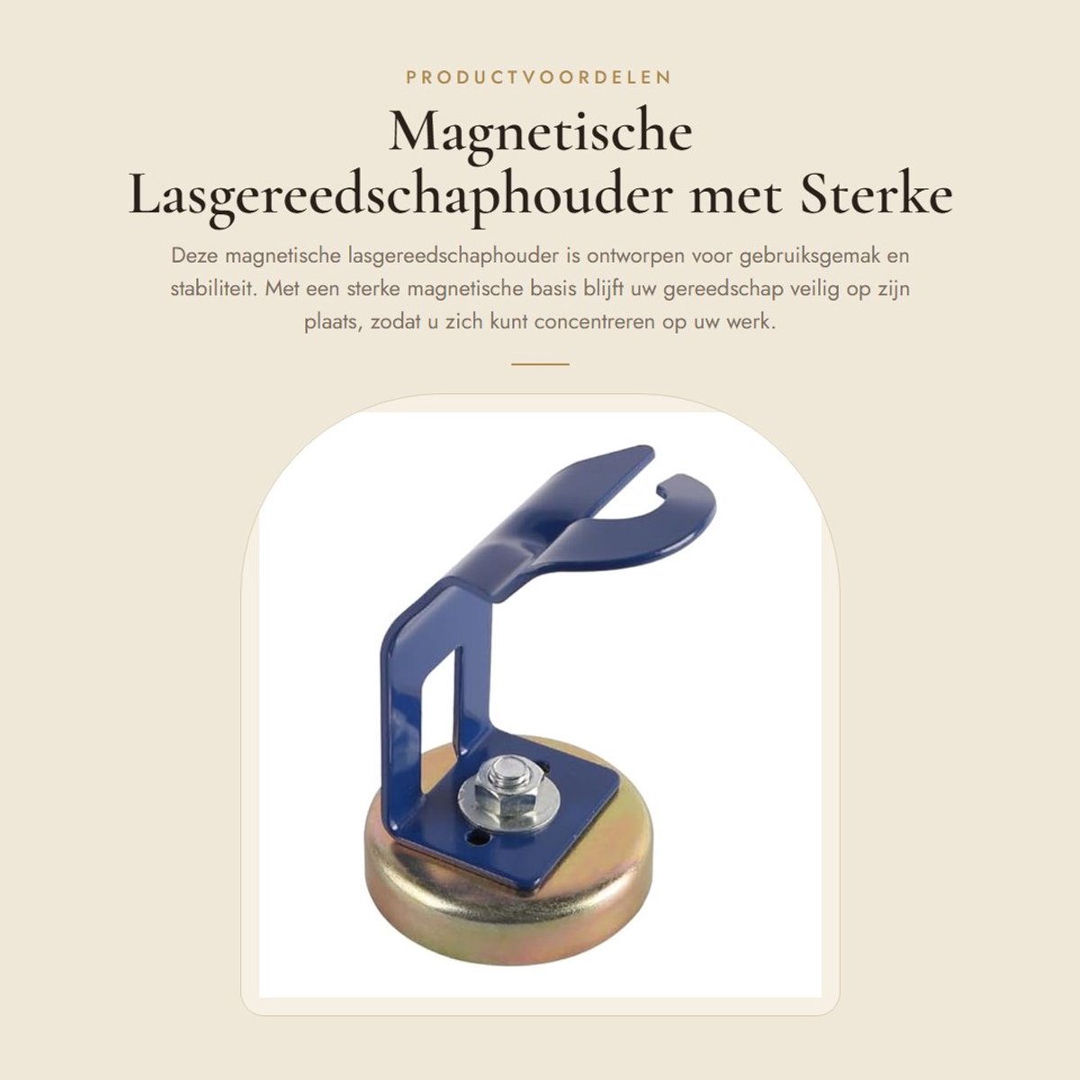 Dailygoods - Magnetische Lasgereedschaphouder met Sterke Basis