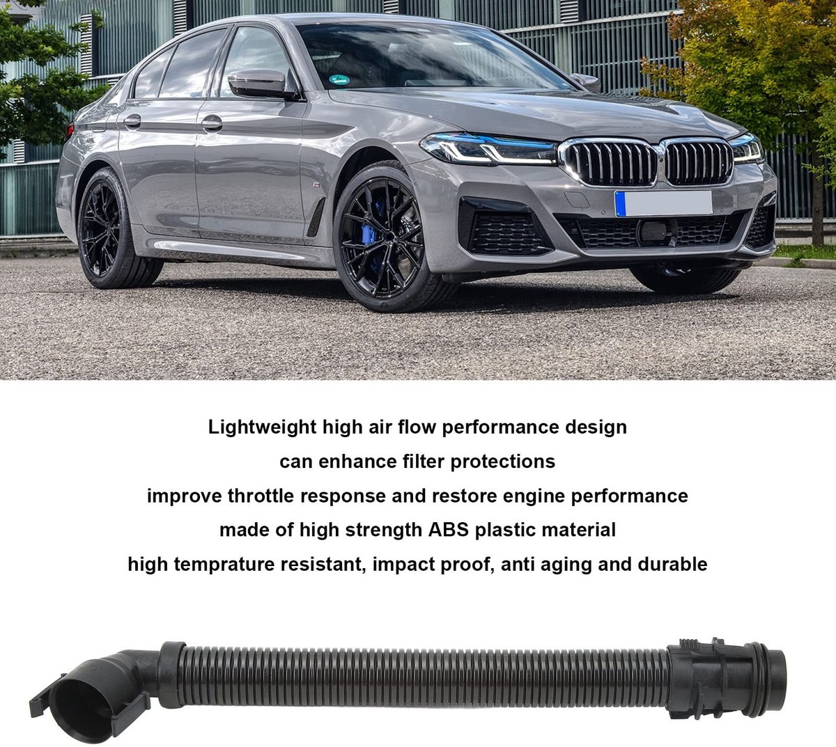 Dailygoods- Luchtinlaat Ontluchtingspijp - Ventilatie Slang - Luchtfilter Buis - ABS Materiaal - Compatibel met F-serie 1/2/3/4/5/7