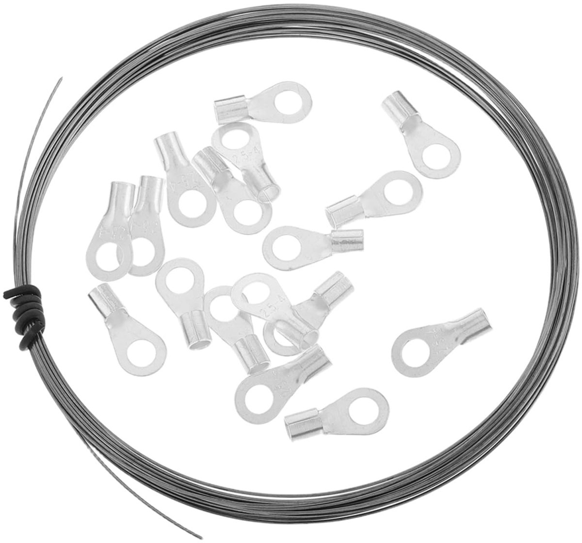Dailygoods- Verwarmingsdraad 06 mm x 5 m - Reservestrip voor heetsealapparaten - Elektrisch verwarmingselement - Nikkel-chroom draad - 20 aansluitingen - Veelzijdige afdichtingsmogelijkheden - Hetdraad
