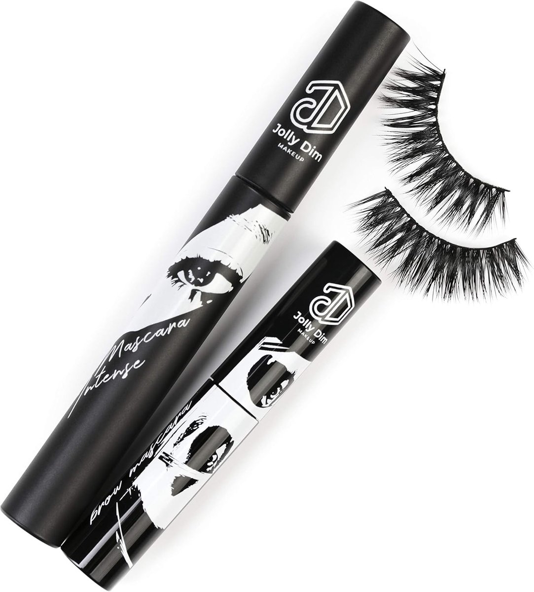 Oogmake-up Set - Wenkbrauw Mascara - Dagelijkse Look - Premium Oogproducten - 13 x 8.5 x 1.7 cm - Bruin Zwart