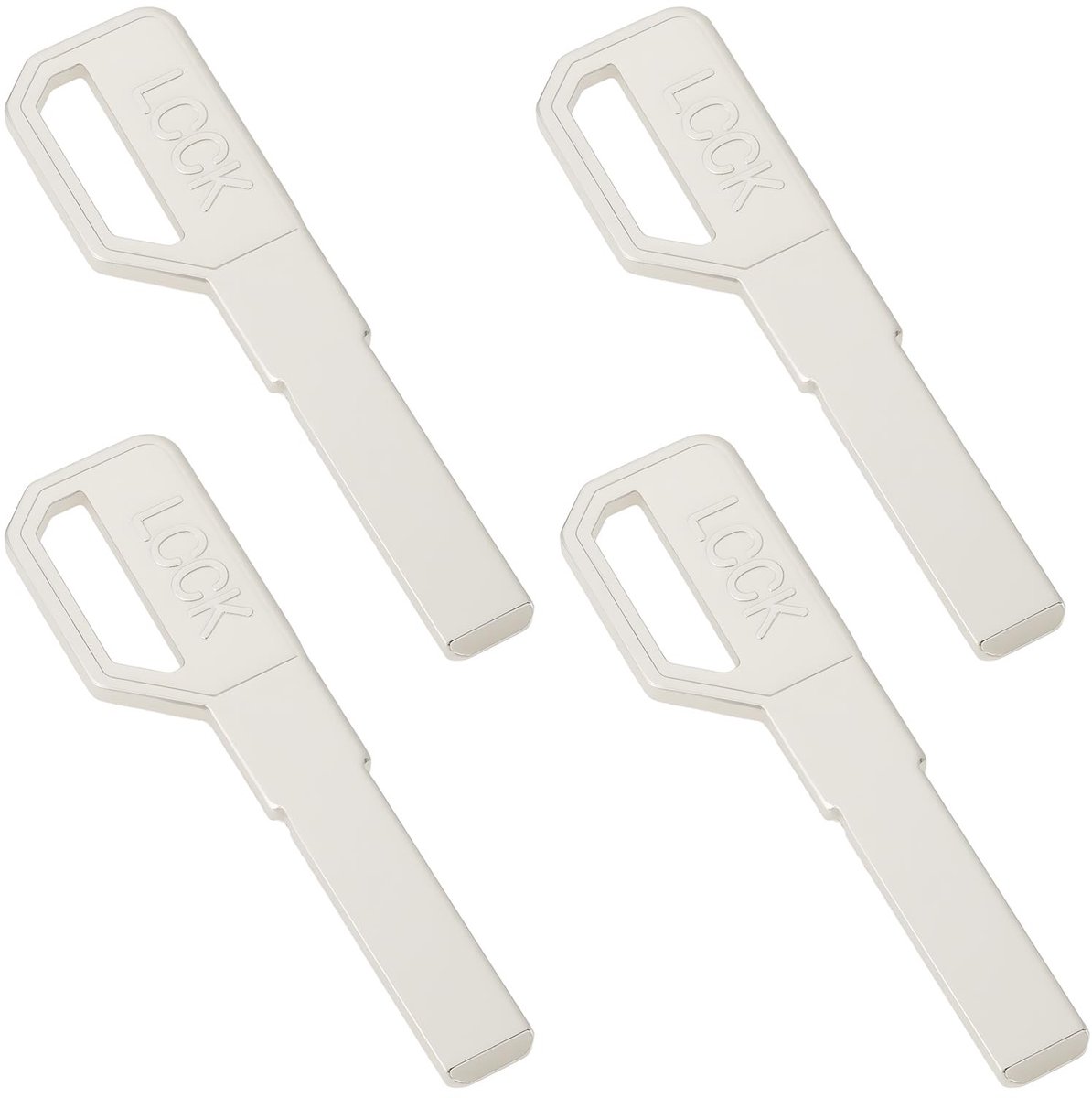 Allecto - Vingerafdruk Sleutelblanks - 4Pcs Set - Universele Sleutels