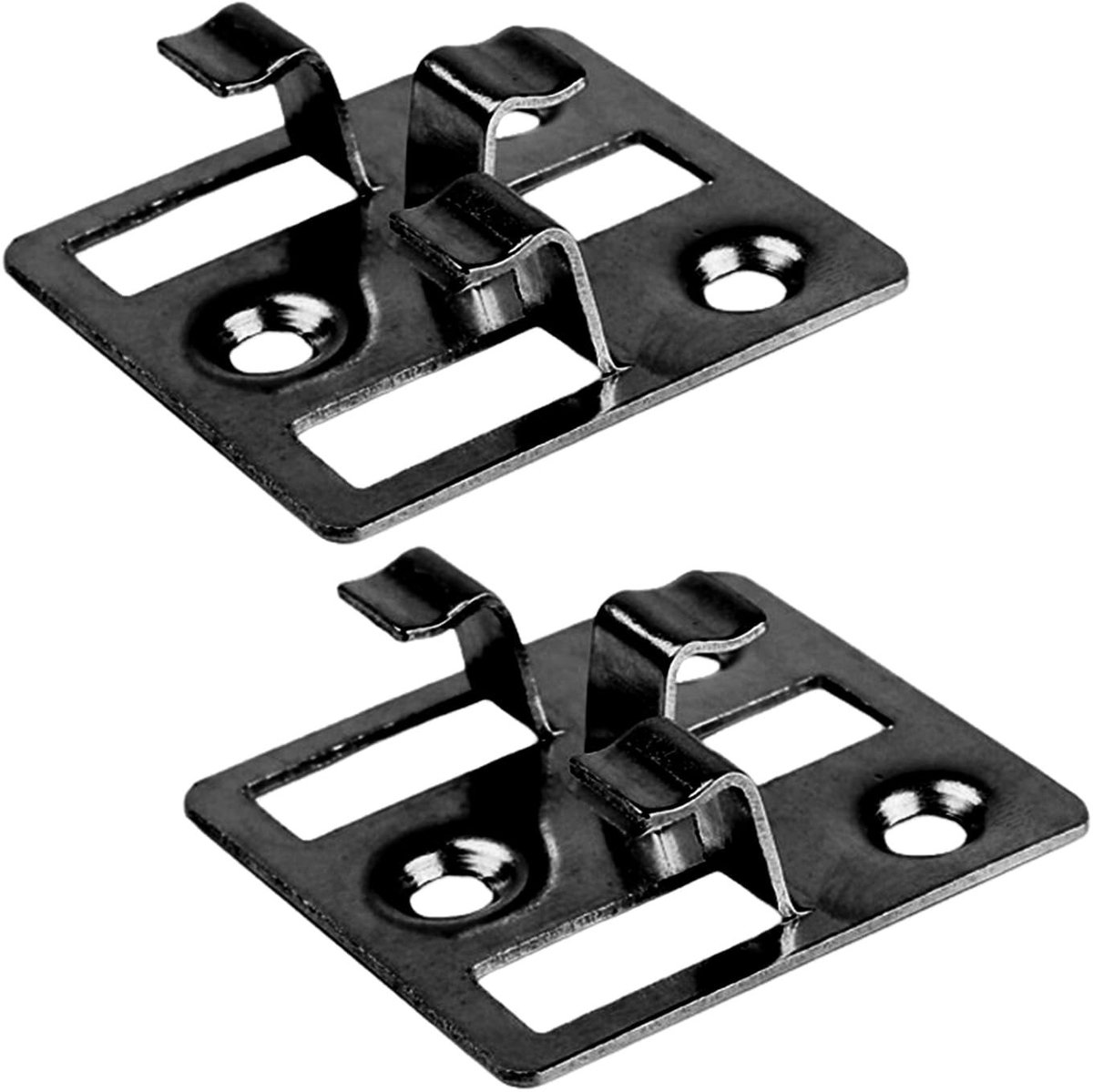 Dailygoods- Fixing Clamps RVS - WPC Clips - Onzichtbare Deck Beugel - Voor Bamboe Houten Vloer - 7-9 mm Hoogte - 100 Stuks - Terrasclips