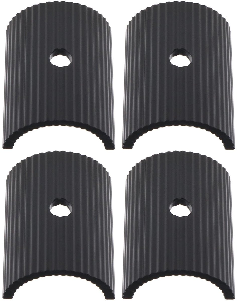 Dailygoods - Fiets Stuur Shim - Conversie Sheet Spacer Adapter - Zwart - Reducer Fietsen Componenten - Geschikt voor 25,4 mm naar 31,8 mm