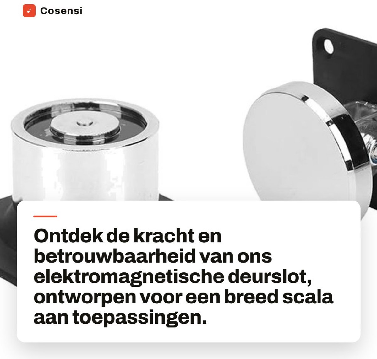 Dailygoods - Electromagnetische Deurslot - 132,3 Lb Sterke Zuigkracht voor Houten en IJzeren Deuren - Veilige Toegang - Betrouwbaar en Duurzaam - Gesc...